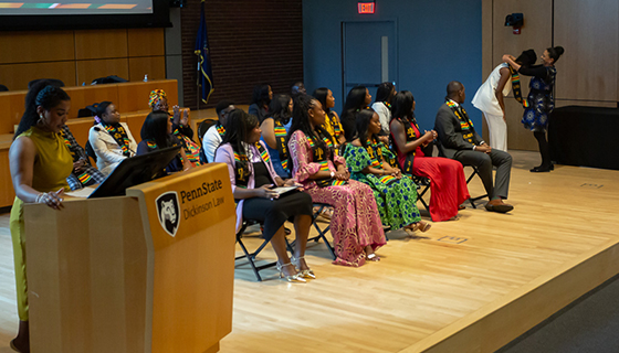 Carlisle Donning of the Kente Ceremony