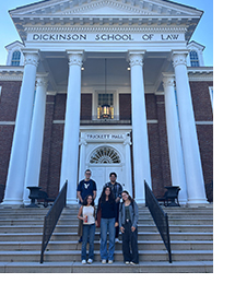 Dickinson College students participate in the second annual dedicated visitation week at Penn State Dickinson Law