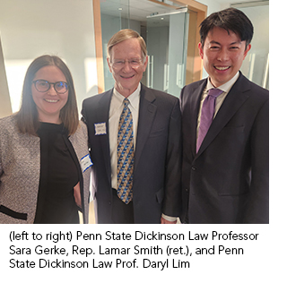 Prof. Sara Gerke, Rep. Smith and Prof. Lim