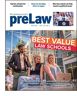 preLaw Magazine cover