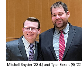 Mitchell Snyder and Tyler Eckert
