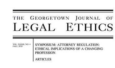 Georgetown Journal of Legal Ethics