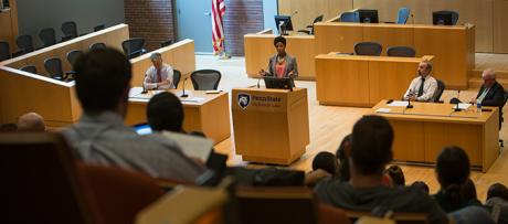 Student and Faculty panel in Auditorium