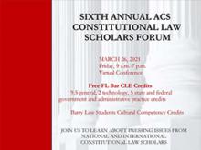 American Constitution Society Constitutional Law Scholars Forum