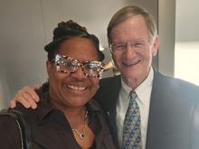 Dean Conway and Rep. Lamar Smith (ret.)
